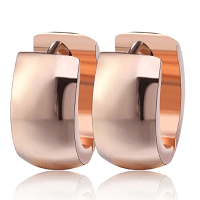 Stainless Steel Cuff Rose Gold Earring