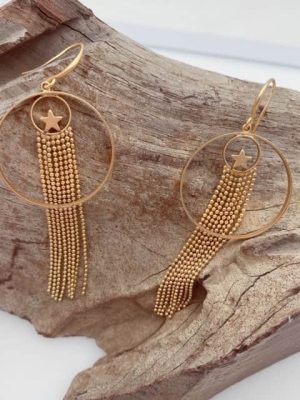 Imogen Hook Earrings Gold