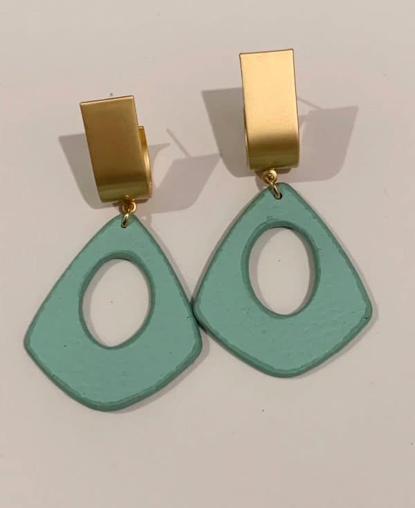 ZOE Earrings Aqua