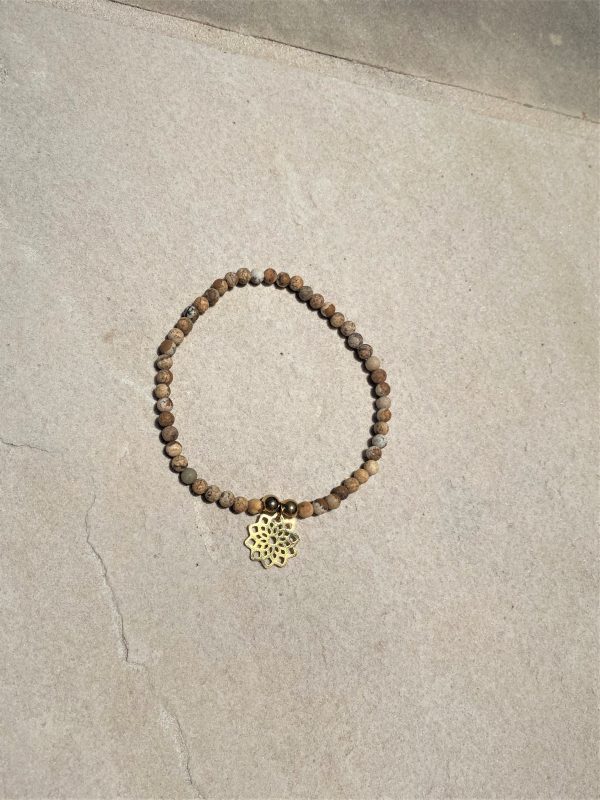Natural Stone Anklet - Picture Stone 1