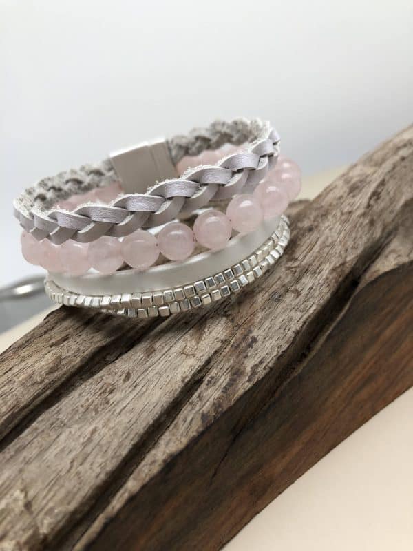 LANA Bracelet - Pink Gemstone 2