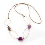 Alaine Purple Quartz Necklace